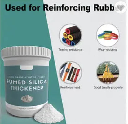 Độ tinh khiết 99,8 Fumed Silica Amorphous Sio2 cho keo silicone RTV